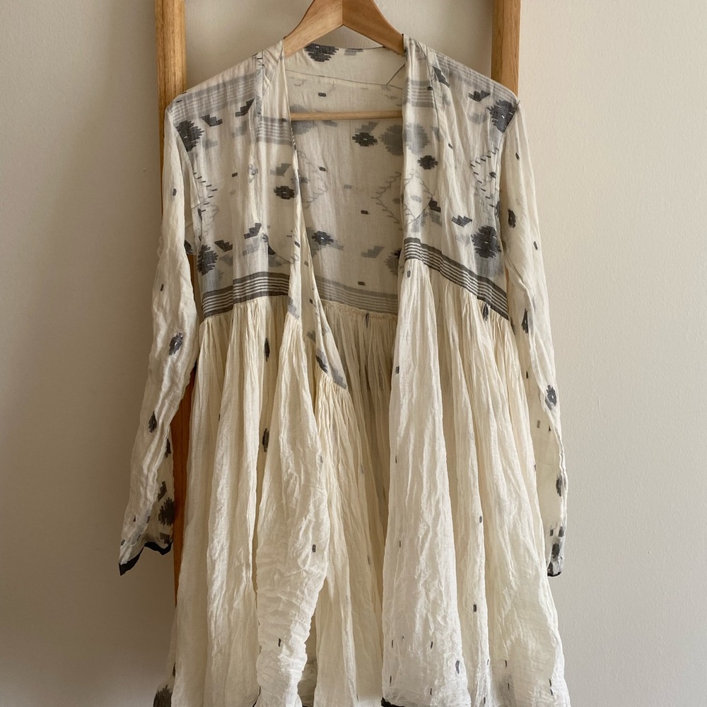 DOSA Rabari Jacket Flowy Black and White Patterned